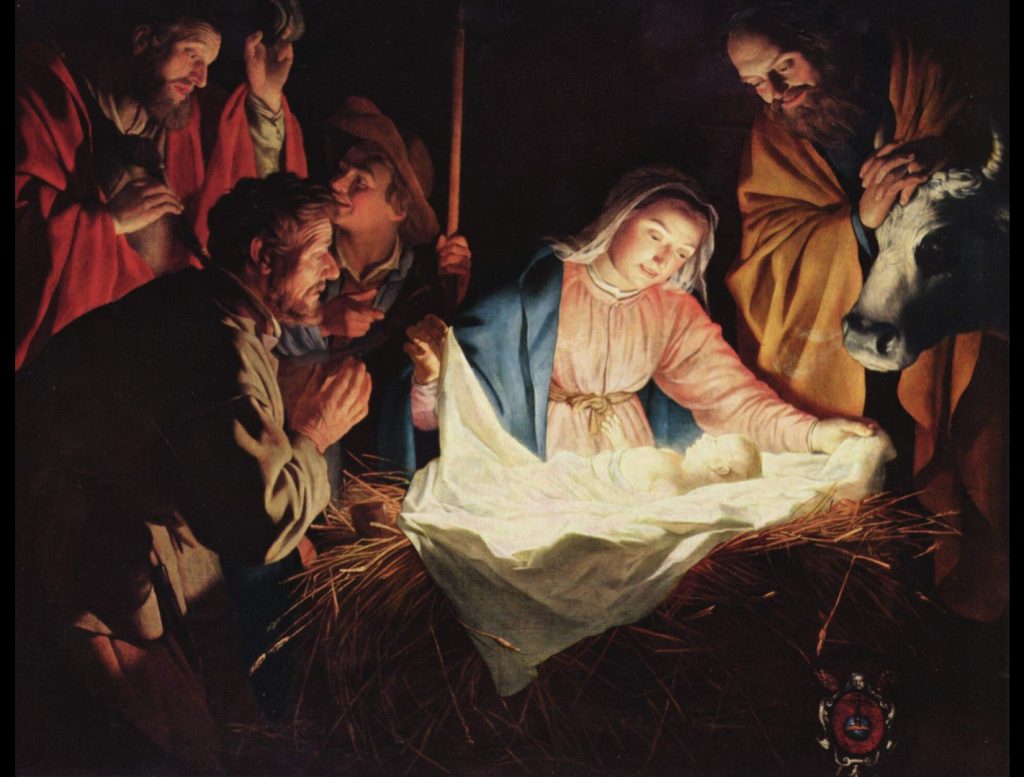 The Adoration of the Shepherds - painting